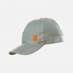 Pure Pure Linen Baseball Cap - Stone Green