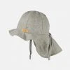 Pure Pure Linen Legionnaire Sun Hat - Stone Green Cotton & Linen