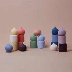 Raduga Grëz Toys Handmade Wooden 20 Piece Dome Set