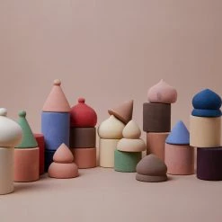 Raduga Grëz Toys Handmade Wooden Old City - Rainbow