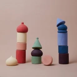 Raduga Grëz Toys Handmade Wooden Old City - Rainbow