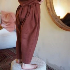 Red Creek Kids SALE Linen Bobby Pants - Spice