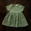 Red Creek Kids SALE Linen River Dress - Basil