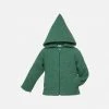 Reiff Baby Wool Organic Merino Wool Fleece Pixie Hood Jacket - Sage