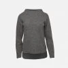 Reiff Women's Organic Merino Wool Crepe Sweater - Slate