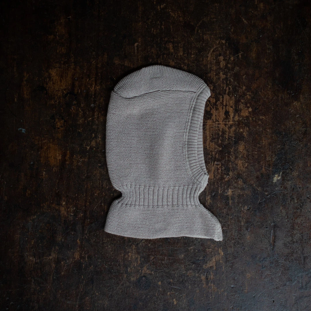 Selana Organic Merino Wool Balaclava - Beige