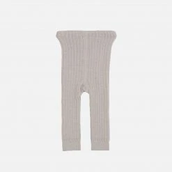 Selana Baby Wool Organic Merino Wool Leggings - Beige