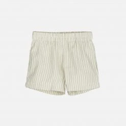 Serendipity Organics SALE Organic Cotton Shorts - Laurel Stripe