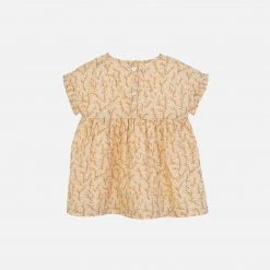 Serendipity Organics Organic Cotton Baby Flair Dress - Sandthorn SALE