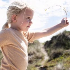 Serendipity Organics Organic Cotton Rib Tee - Desert