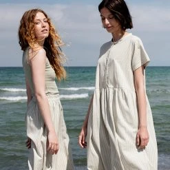 Serendipity Organics Women's Organic Cotton Dress - Laurel Stripe SALE