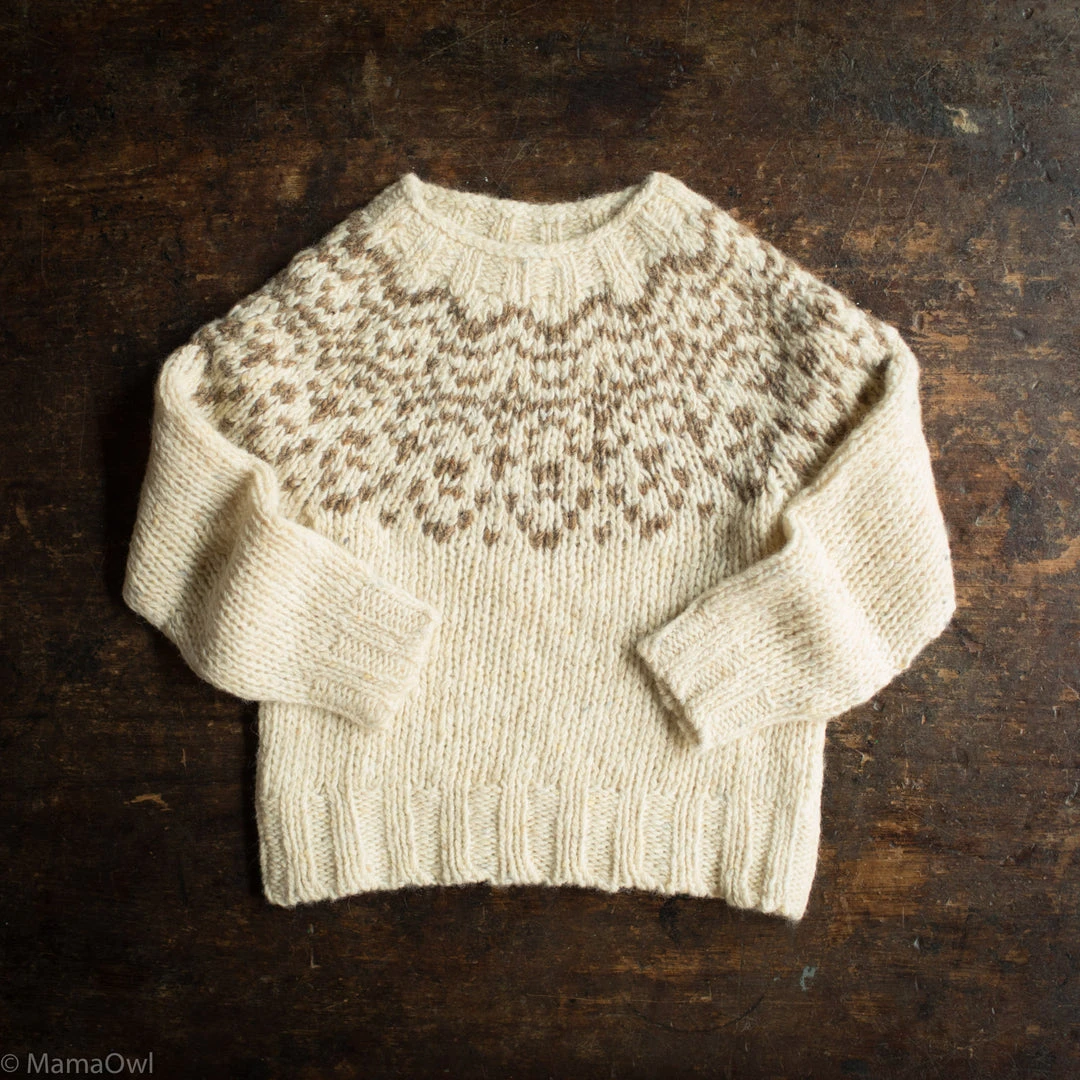 SISKIN Tops & Sweaters Donegal Merino Wool Isle Sweater - Alabaster
