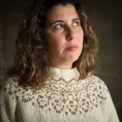 SISKIN Adults Adult's Donegal Merino Wool Isle Sweater - Alabaster