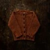 SISKIN Donegal Merino Wool Coast Cardigan - Cinnamon