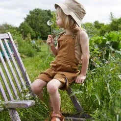 Huttelihut Cotton Canvas Festival Hat - Khaki Cotton & Linen