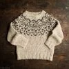 SISKIN Tops & Sweaters Donegal Merino Wool Isle Sweater - Stone