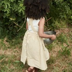 Ketiketa SALE Hand Woven Cotton Kids Zoè Dress - Mustard