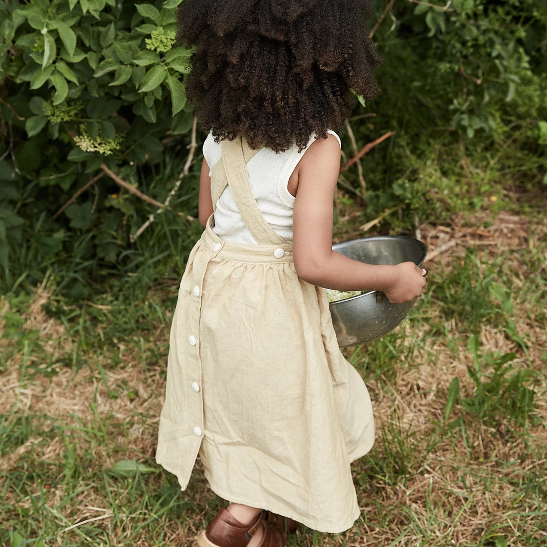 SISKIN Merino Wool/Silk Pointelle Vest - Pearl