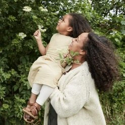 Ketiketa SALE Hand Woven Cotton Kids Zoè Dress - Mustard