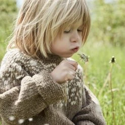 SISKIN Donegal Merino Wool Isle Sweater - Oak Tops & Sweaters