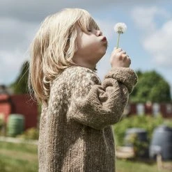 SISKIN Donegal Merino Wool Isle Sweater - Oak Tops & Sweaters