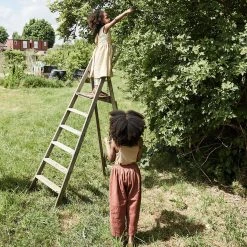 SISKIN Merino Wool/Silk Pointelle Strappy Vest - Caramel