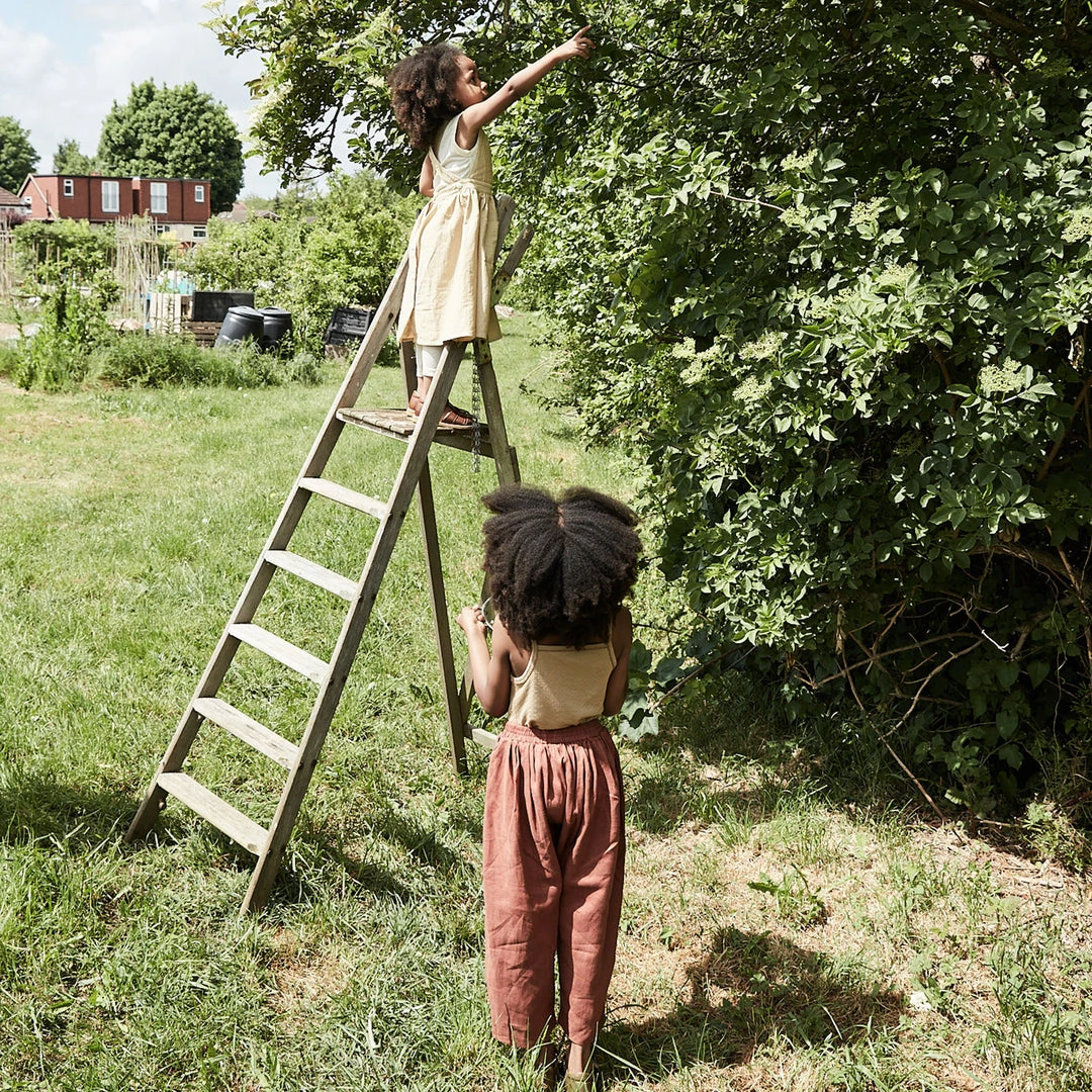 Red Creek Kids SALE Linen Bobby Pants - Spice