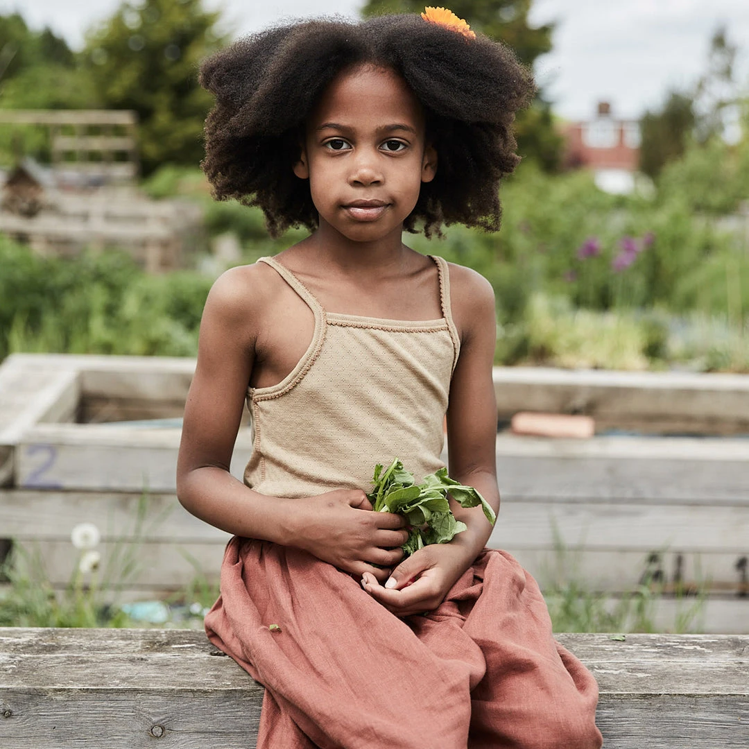 Red Creek Kids SALE Linen Bobby Pants - Spice