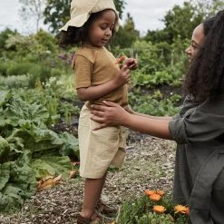 Ketiketa Cotton & Linen Hand Woven Cotton Babunanu Sun Hat - Mustard