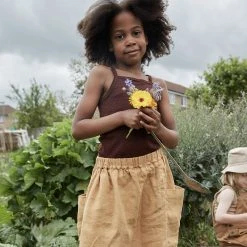 Matona Linen Gaia Skirt - Honey