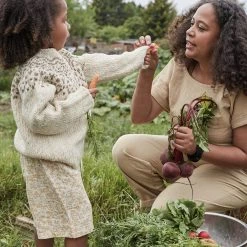 SISKIN Tops & Sweaters Donegal Merino Wool Isle Sweater - Alabaster