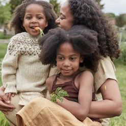 SISKIN Tops & Sweaters Donegal Merino Wool Isle Sweater - Alabaster