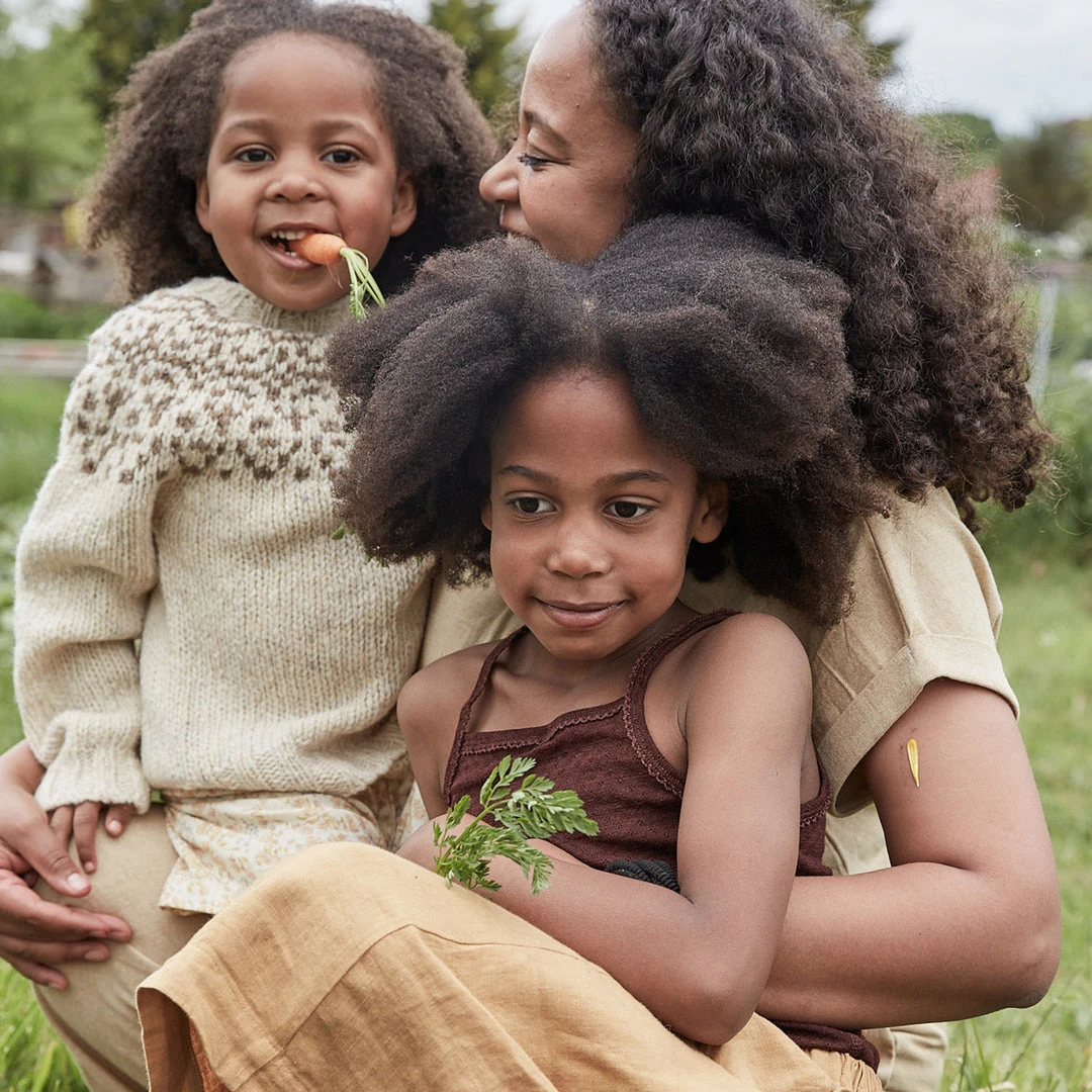 SISKIN Tops & Sweaters Donegal Merino Wool Isle Sweater - Alabaster