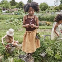 Matona Linen Gaia Skirt - Honey