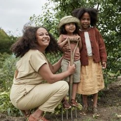 SISKIN Donegal Merino Wool Coast Cardigan - Cinnamon