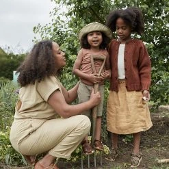SISKIN Donegal Merino Wool Coast Cardigan - Cinnamon