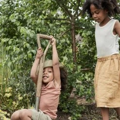 SISKIN Merino Wool/Silk Pointelle Vest - Rosewood Kids Wool