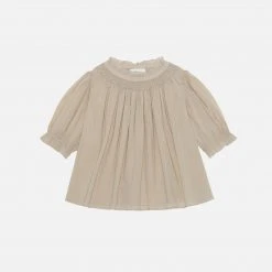 Skall Studio Women's Organic Cotton Daphne Tee - Desert Sand