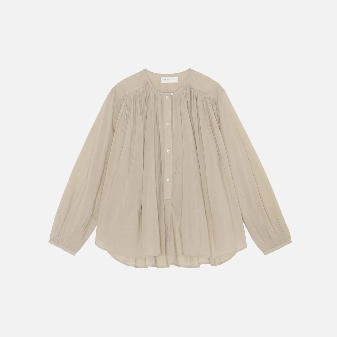 Skall Studio Women's Organic Cotton Shiro Blouse - Desert Sand