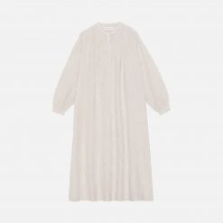 Skall Studio Women's Linen Painter Shirtdress - Desert Sand/White Stripe