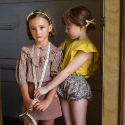 Soor Ploom Organic Pima Cotton Nancy Top - Dark Tea Cotton & Linen