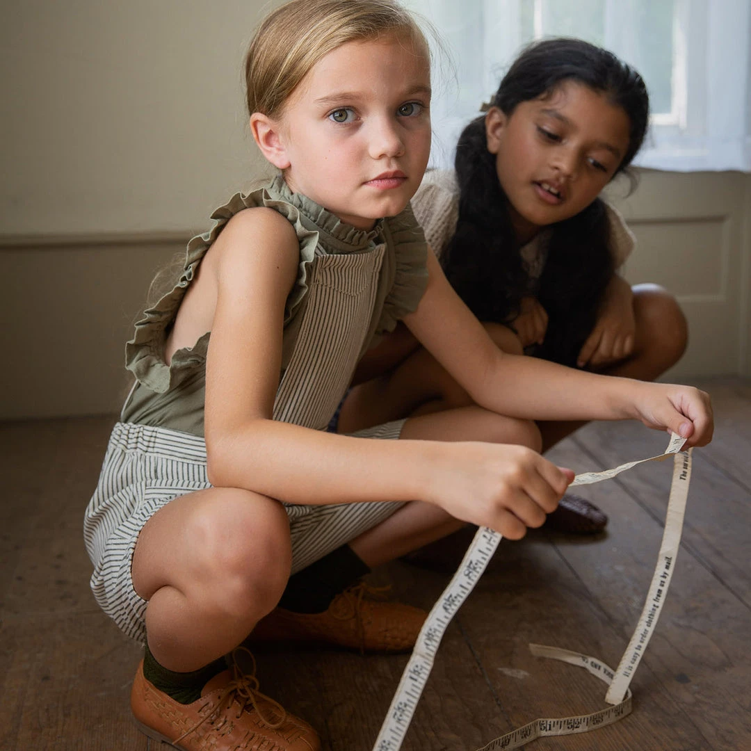 Soor Ploom Cotton & Linen Cotton Charlie Shortall - Engineer Stripe