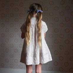 Soor Ploom Cotton/Linen Goldie Dress - Pinstripe Cotton & Linen