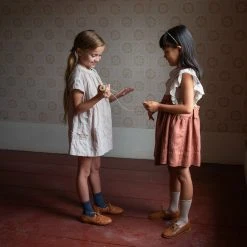 Soor Ploom Linen Eloise Pinafore - Henna Cotton & Linen