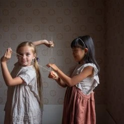 Soor Ploom Linen Eloise Pinafore - Henna Cotton & Linen