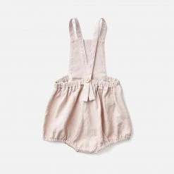 Soor Ploom Linen Oona Romper - Tea Cotton & Linen