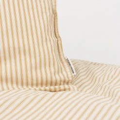 Studio Feder Organic Cotton Duvet & Pillow Cover - Classic Stripe Oak - Single Home & Baby Care