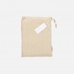 Studio Feder Home & Baby Care Organic Cotton Duvet & Pillow Cover - Classic Stripe Oak - Junior Size