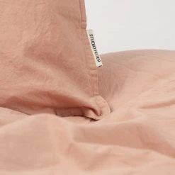 Studio Feder Organic Cotton Duvet & Pillow Cover - Dark Powder - Junior Size