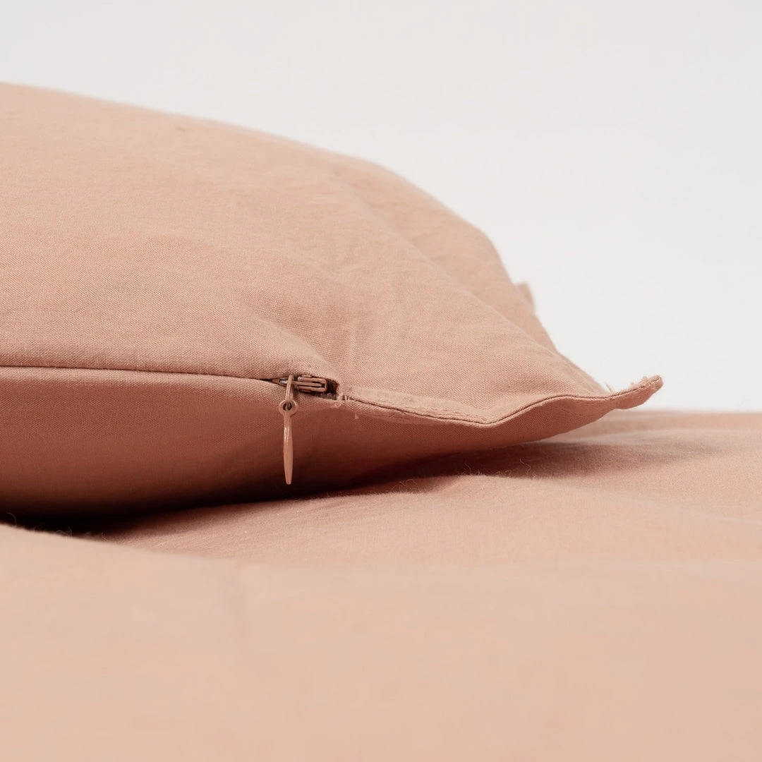 Studio Feder Organic Cotton Duvet & Pillow Cover - Dark Powder - Single Home & Baby Care